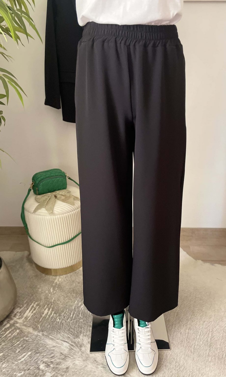 Pantalone dritto con tasche (tailleur)
