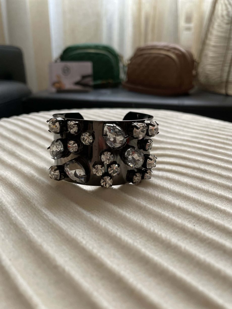 Bracciale rigido con strass crystal