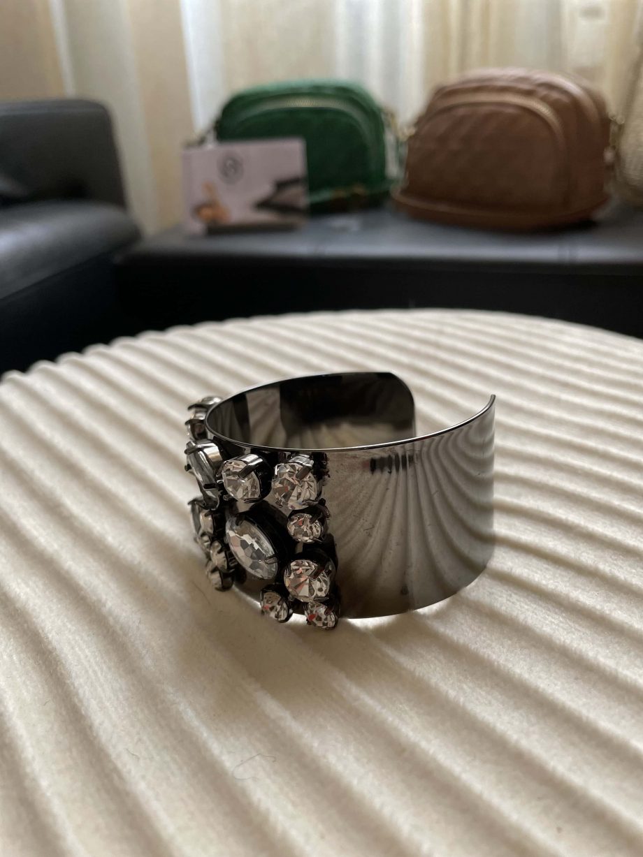 Bracciale rigido con strass crystal