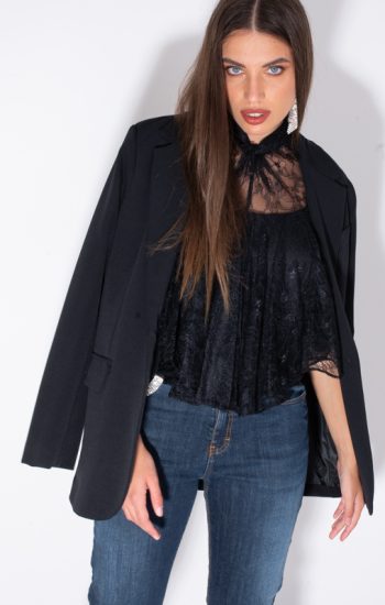 Bluse pizzo valencienne