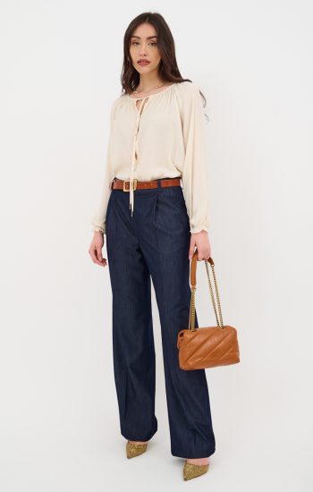 Bluse in viscosa