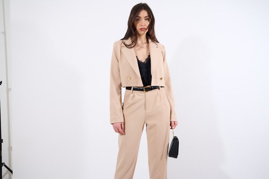 Pantalone pinces (tailleur)