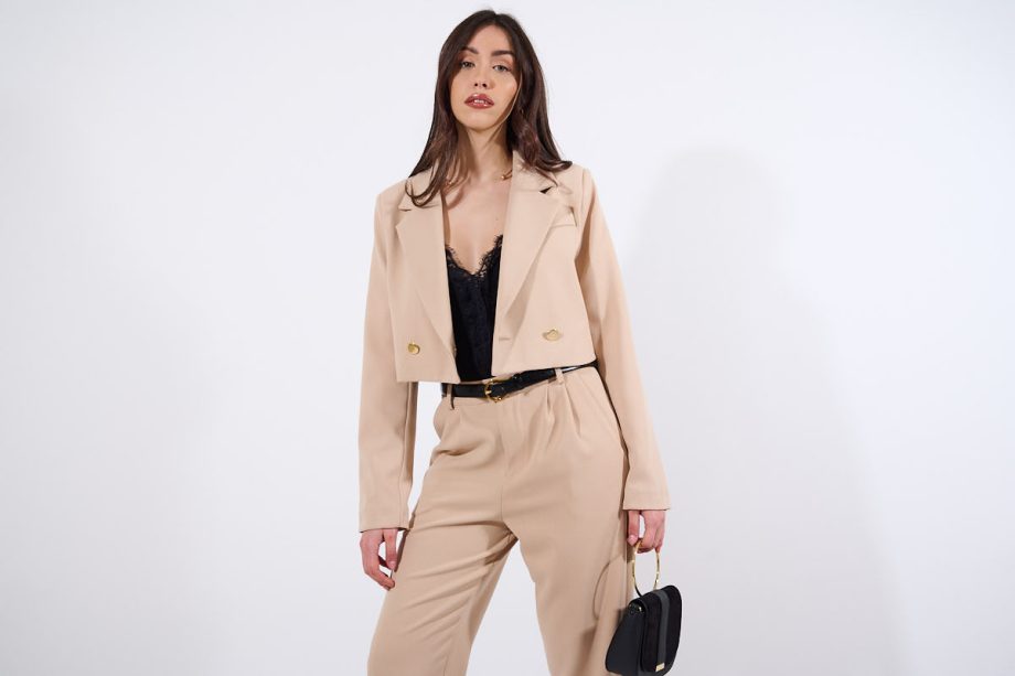 Pantalone pinces (tailleur)
