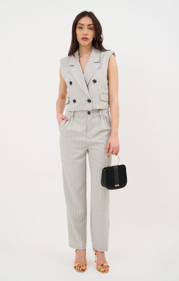 Giacca gilet gessato (completo)
