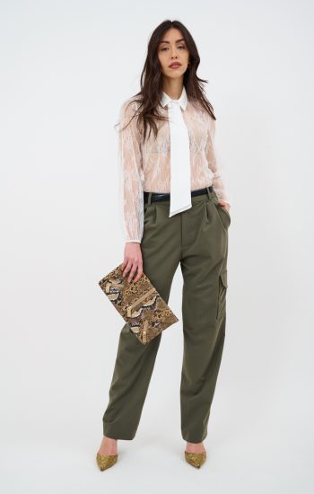 Camicia in pizzo valencienne