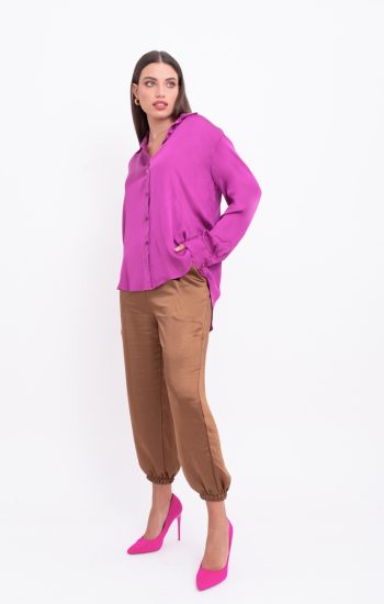 Camicia oversize in viscosa