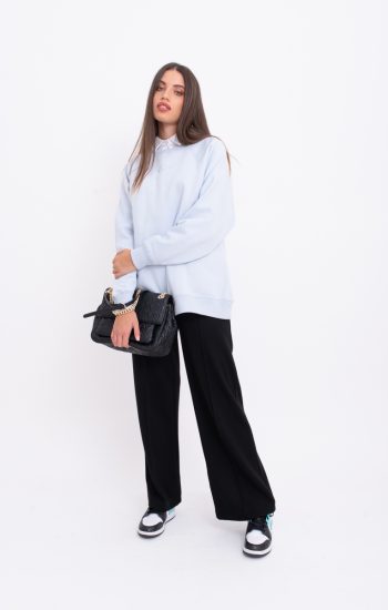 Mod. Zucchero: felpa gioiello oversize con logo