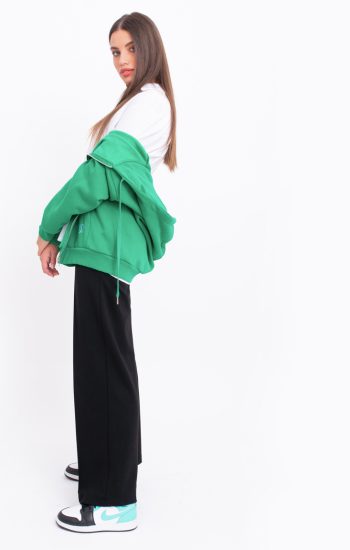 Mod. Street: felpa gioiello con zip