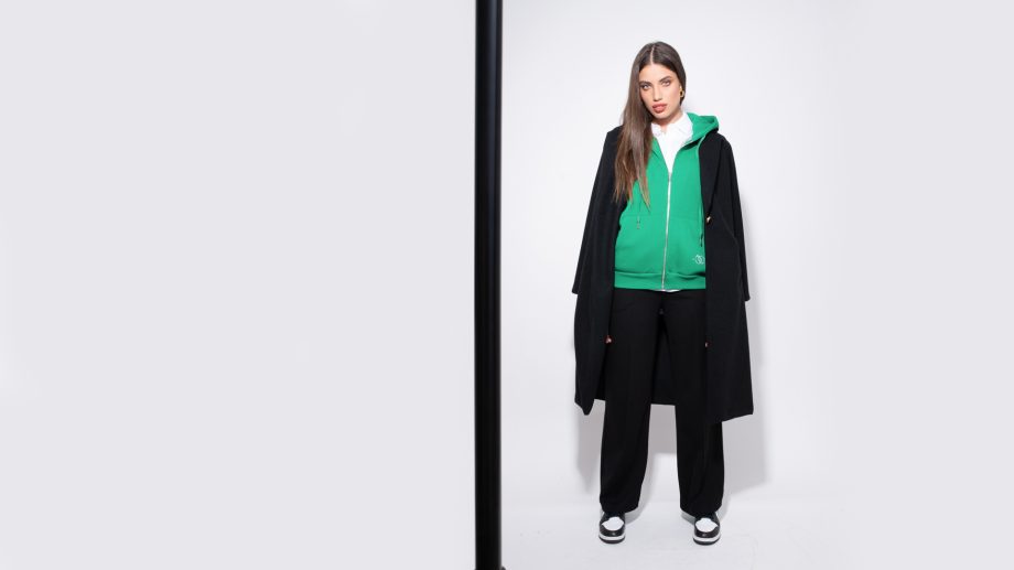 Mod. Street: felpa gioiello con zip