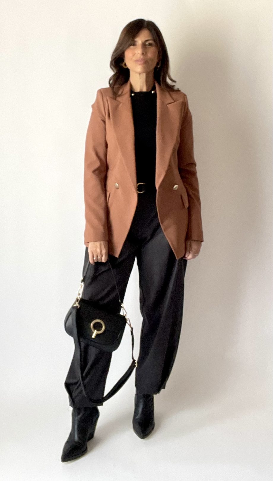 Blazer sfiancato con fodera a contrasto var. mou