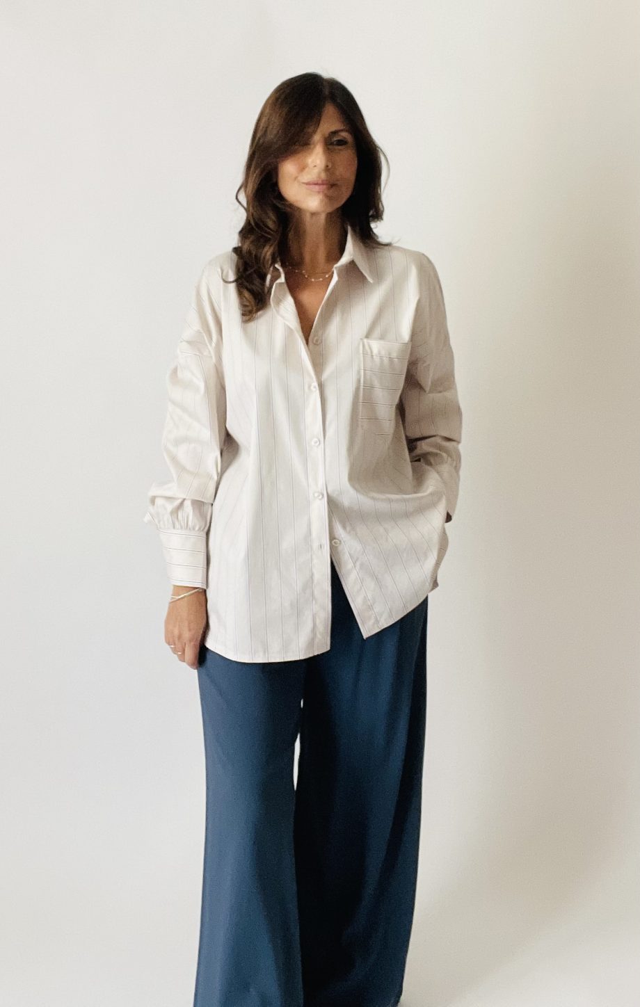 Camicia oversize a righe