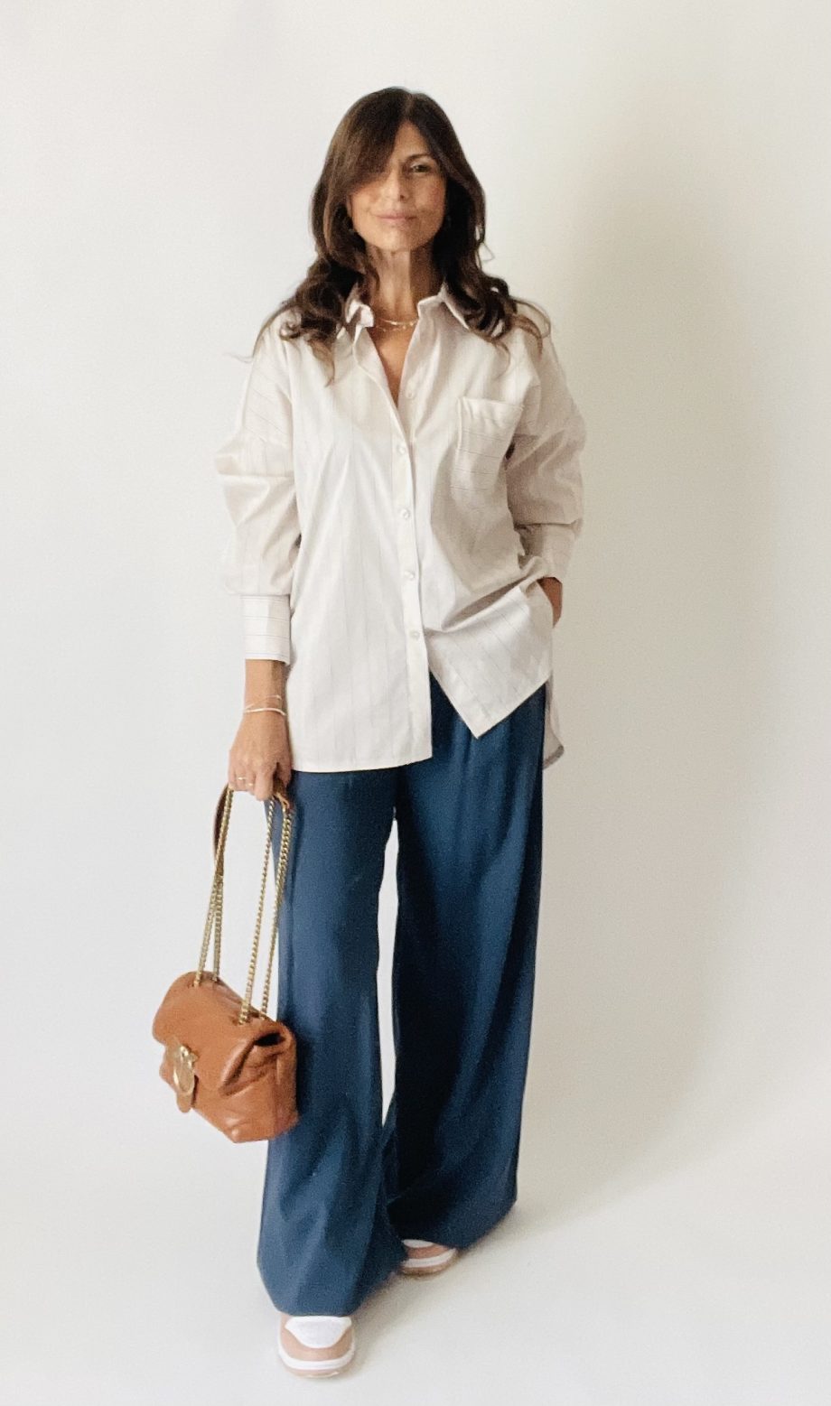 Camicia oversize a righe