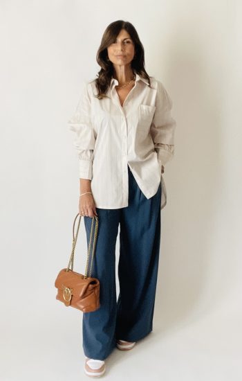 Camicia oversize a righe