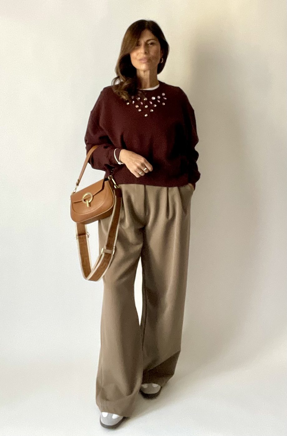 Pantalone pinces full lenght