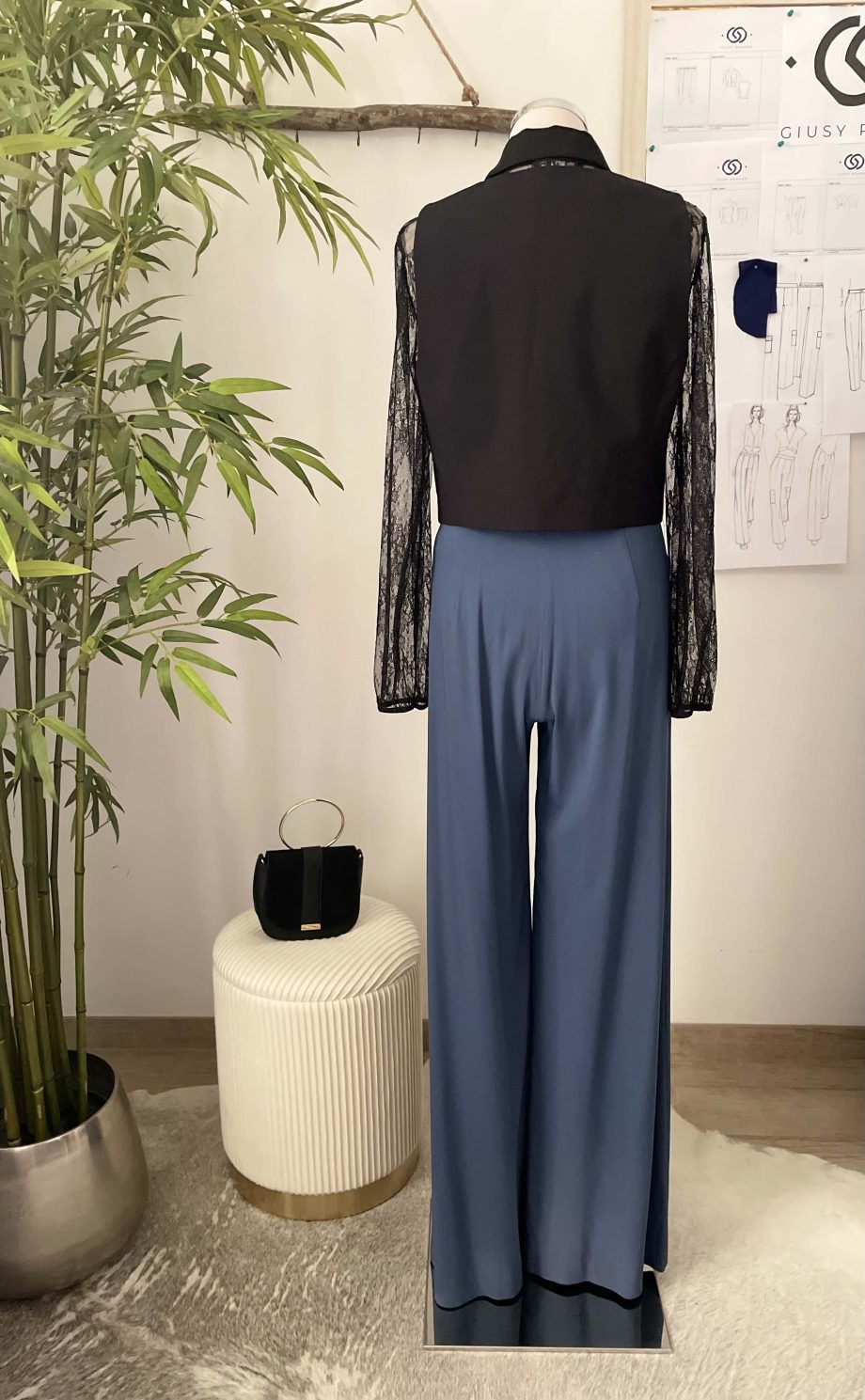 Mod. Chiara: pantalone sartoriale limited edition