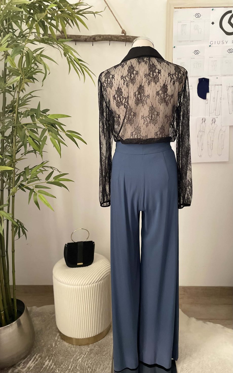 Mod. Chiara: pantalone sartoriale limited edition