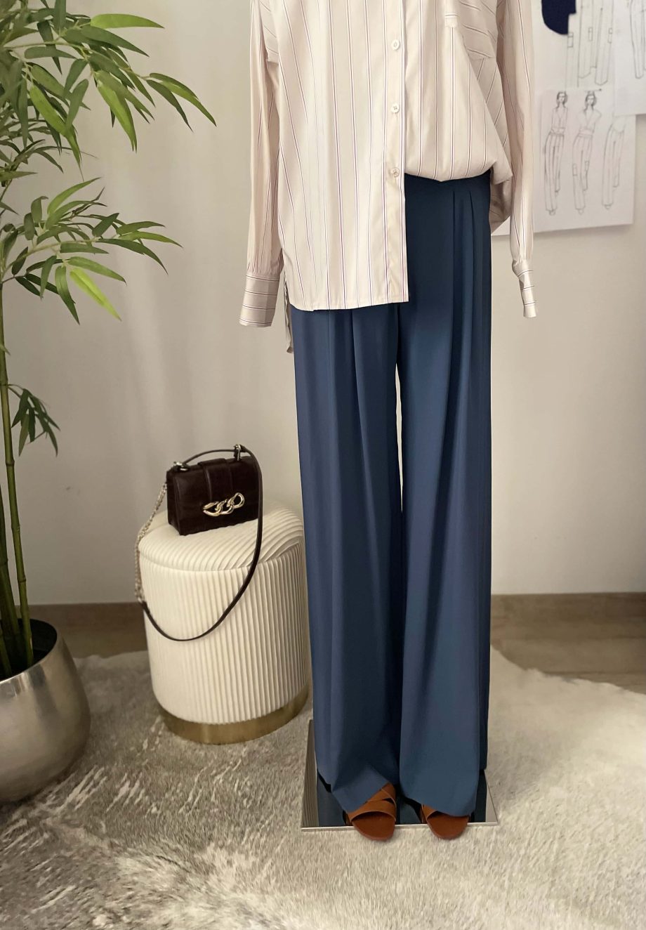 Mod. Chiara: pantalone sartoriale limited edition