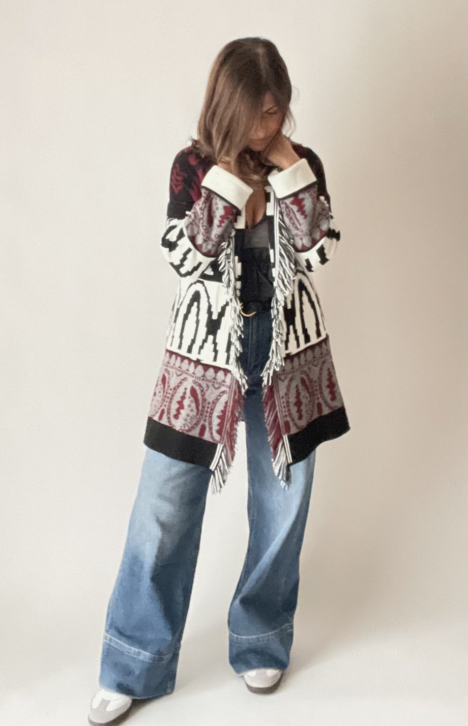 Cardigan jacquard