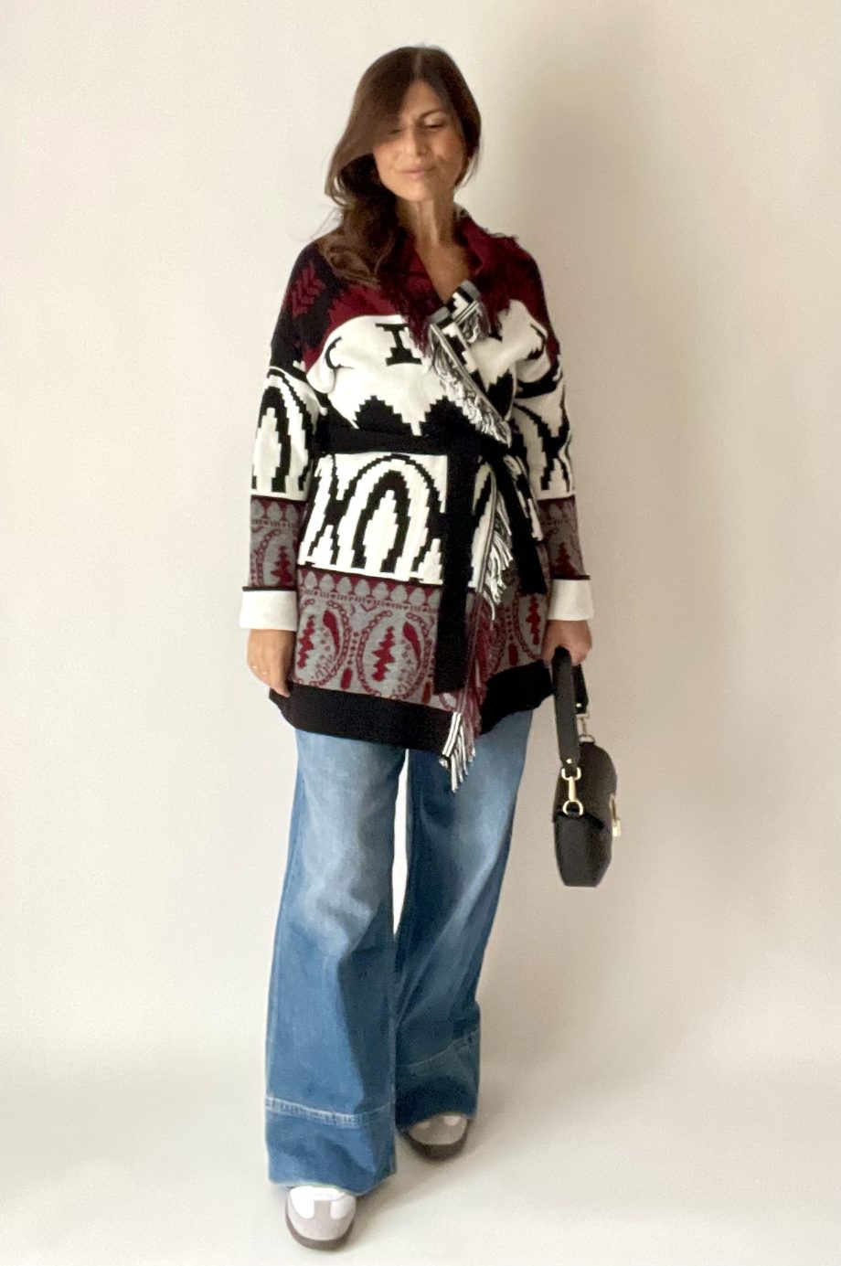 Cardigan jacquard