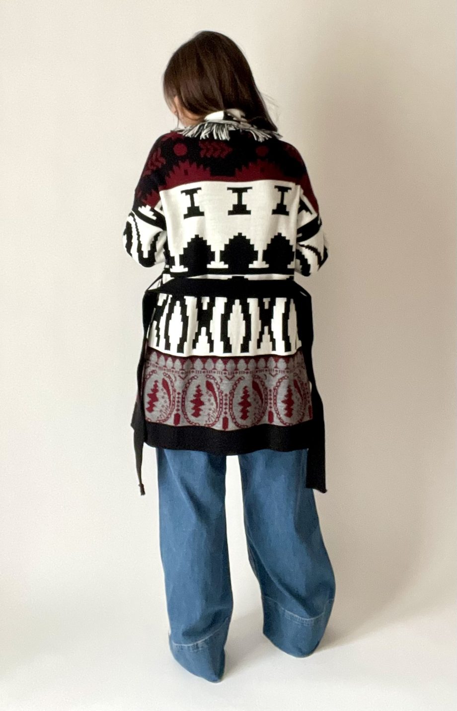 Cardigan jacquard