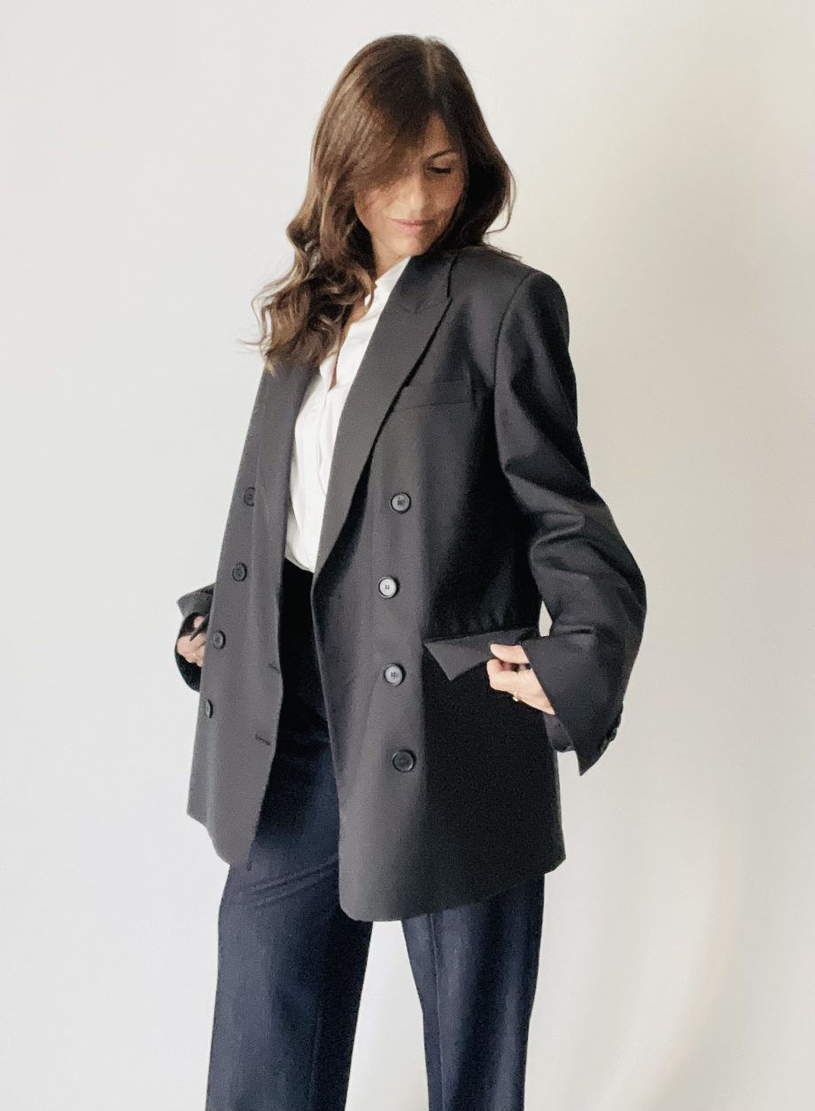 Blazer lana doppiopetto