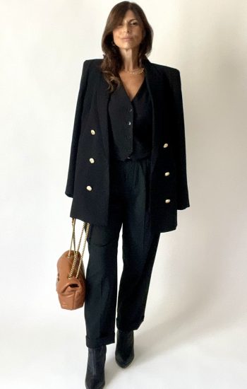 Gilet sartoriale col. nero