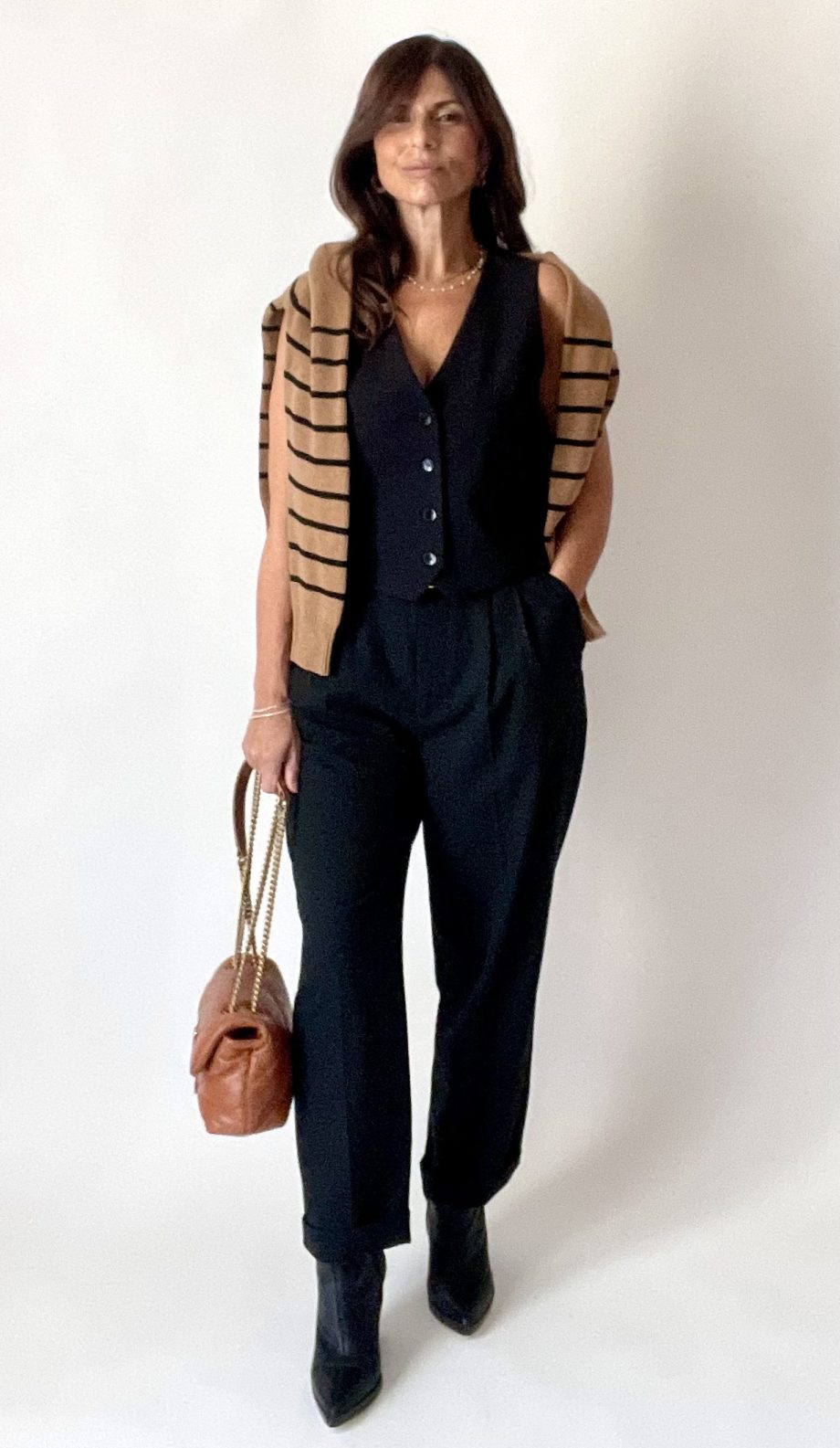Gilet sartoriale col. nero