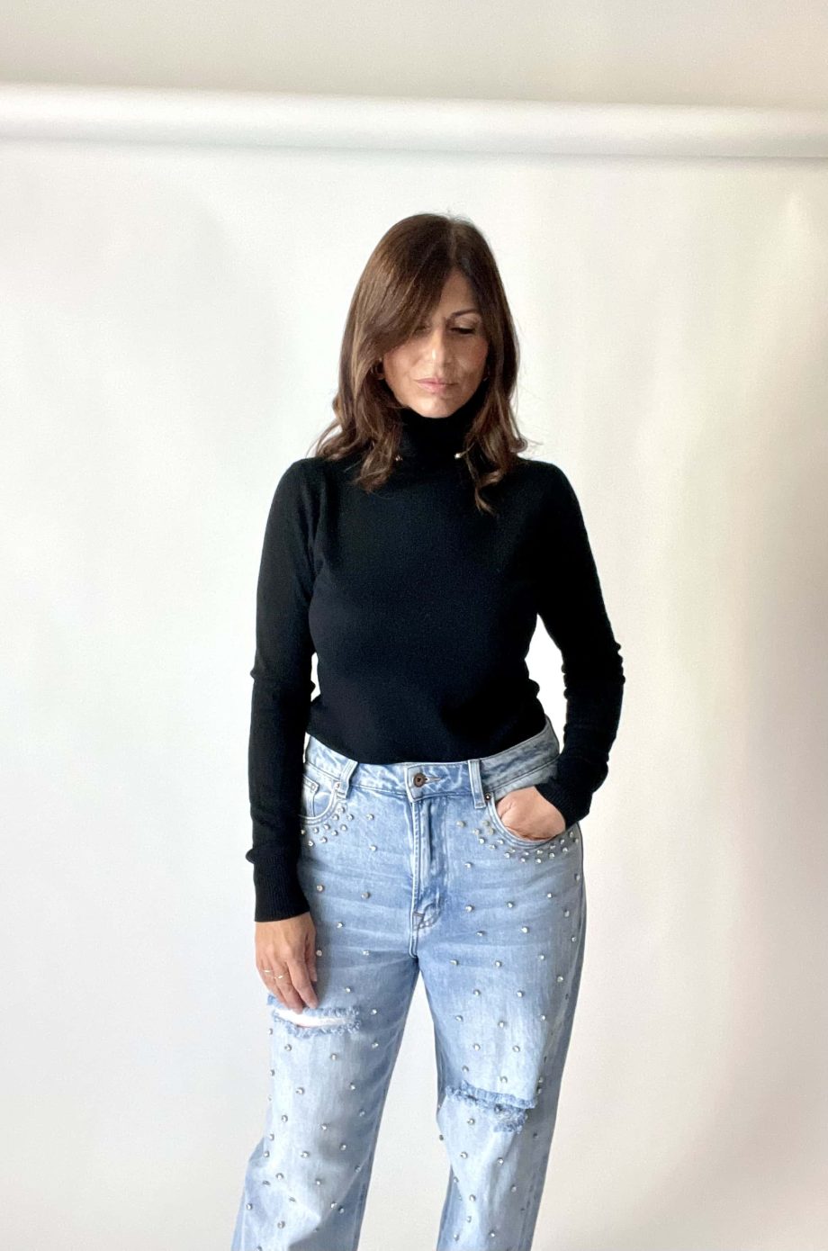 Maglia collo alto