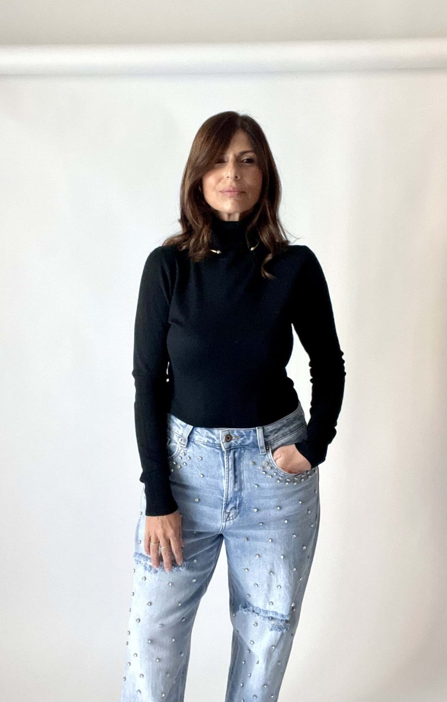 Maglia collo alto