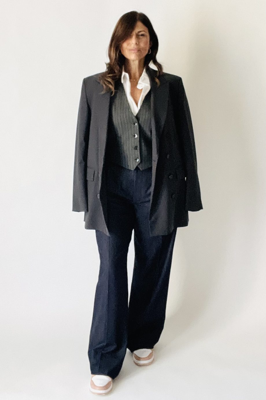 Mod. Michela: pantalone sartoriale dritto in denim