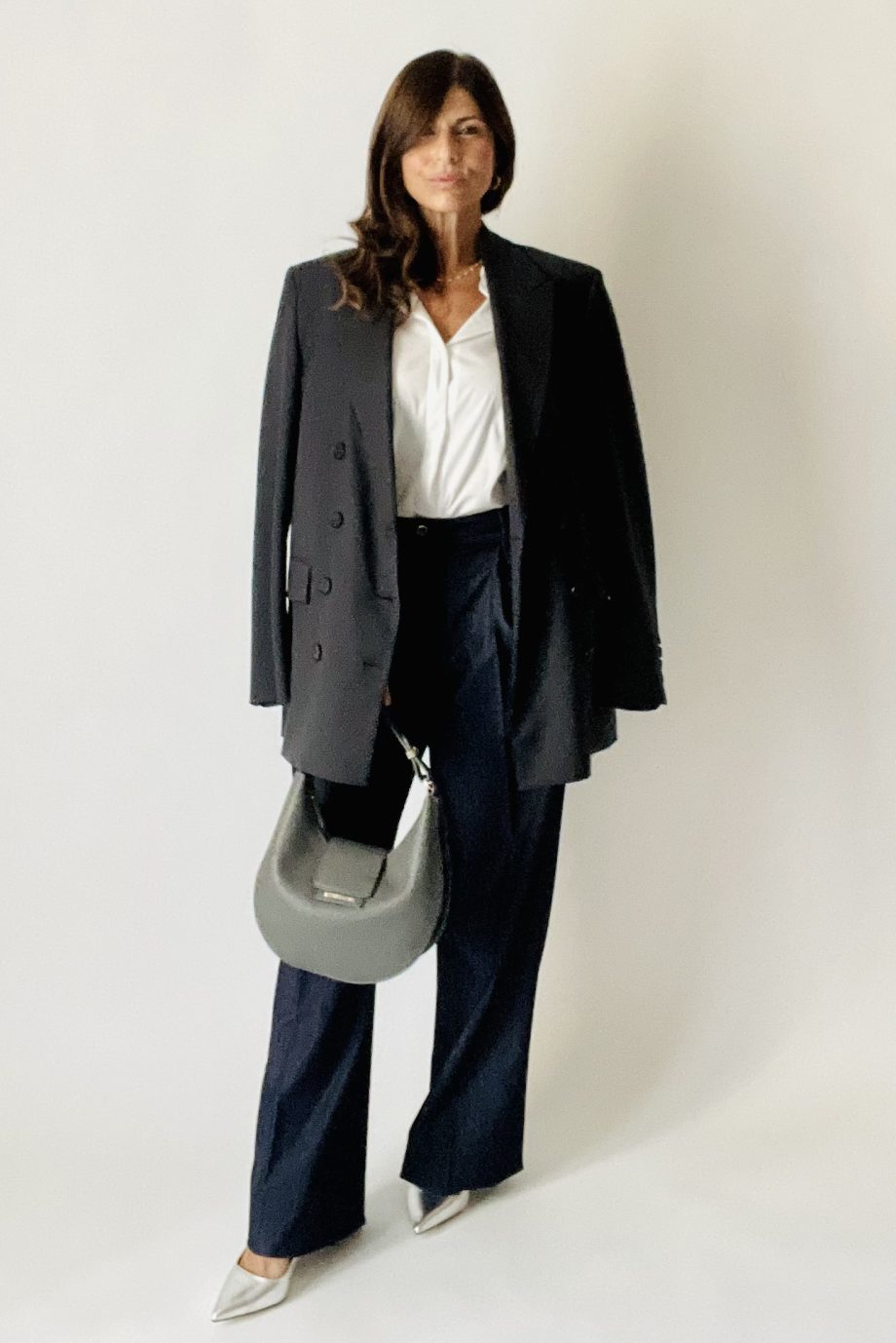 Mod. Michela: pantalone sartoriale dritto in denim
