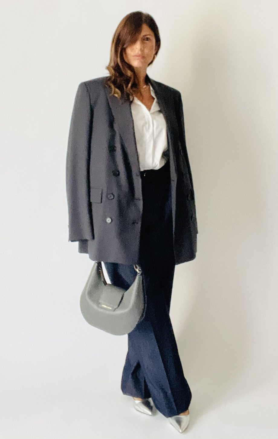Mod. Michela: pantalone sartoriale dritto in denim