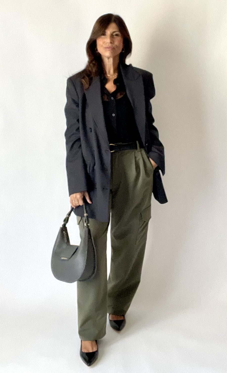 Mod. Lola: pantalone sartoriale cargo