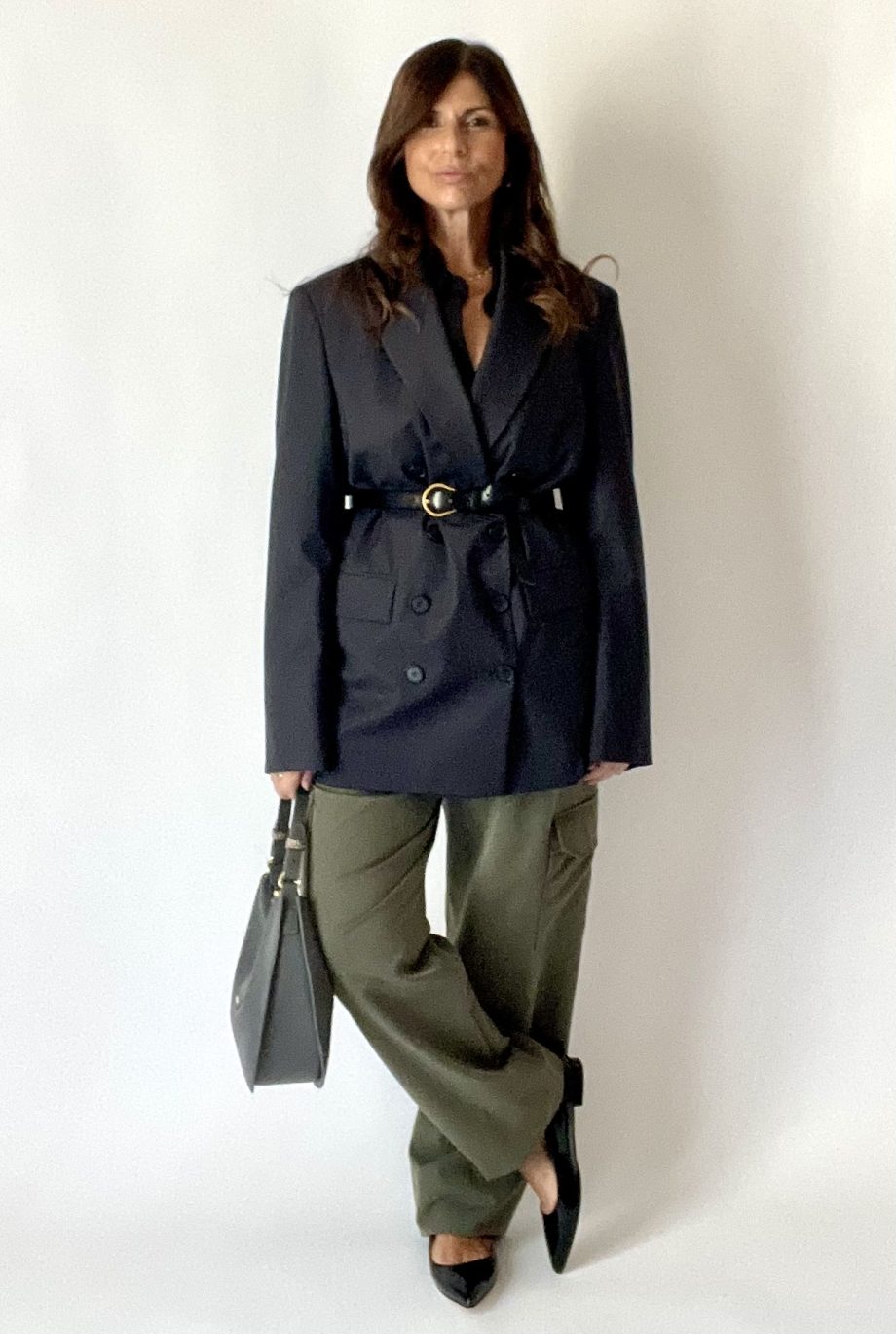 Mod. Lola: pantalone sartoriale cargo