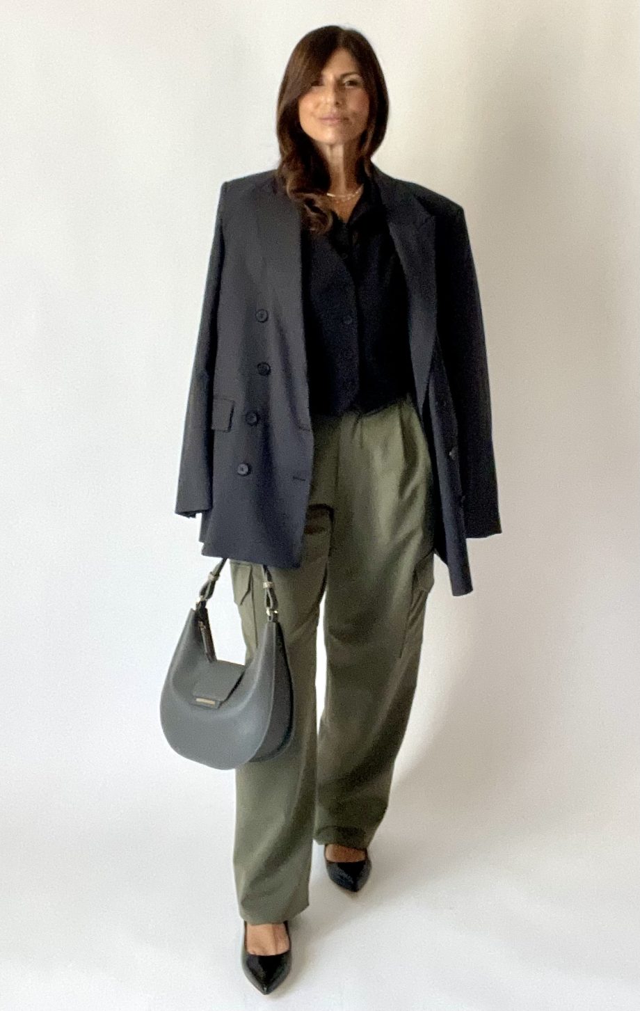 Mod. Lola: pantalone sartoriale cargo