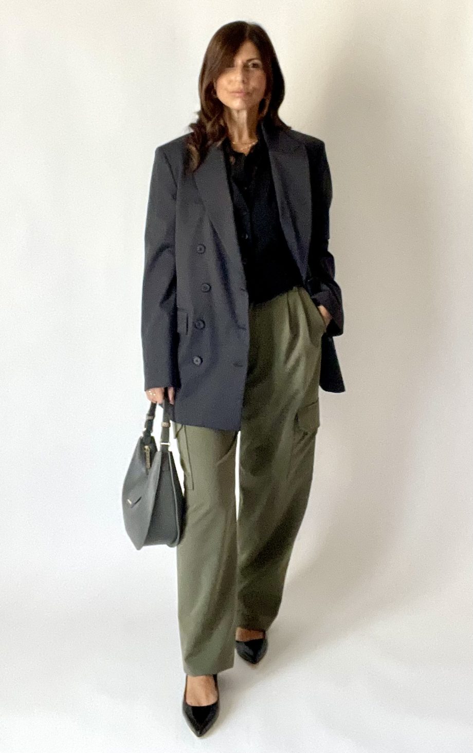 Mod. Lola: pantalone sartoriale cargo