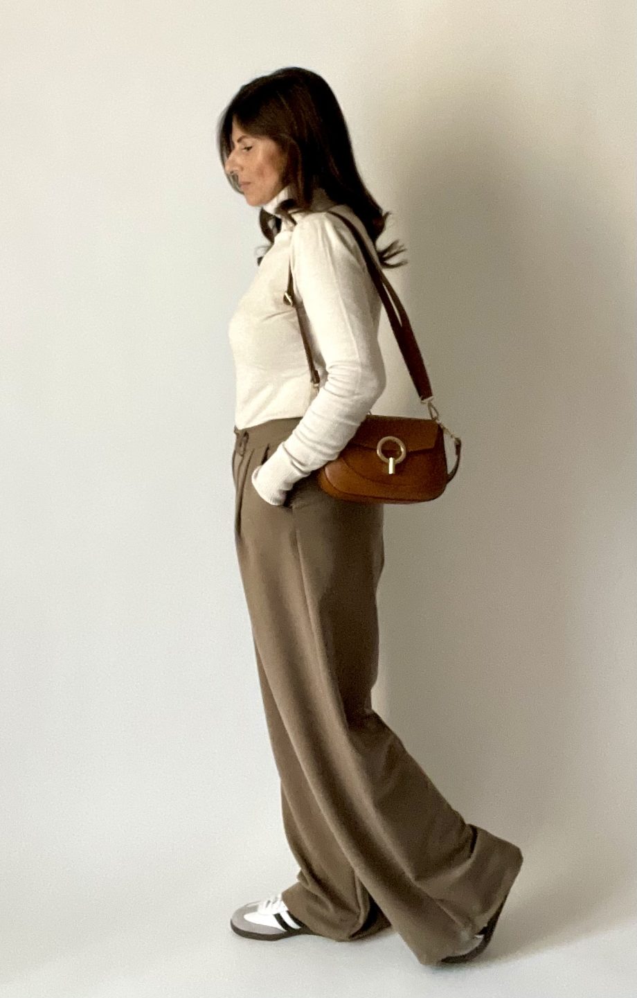 Pantalone pinces full lenght