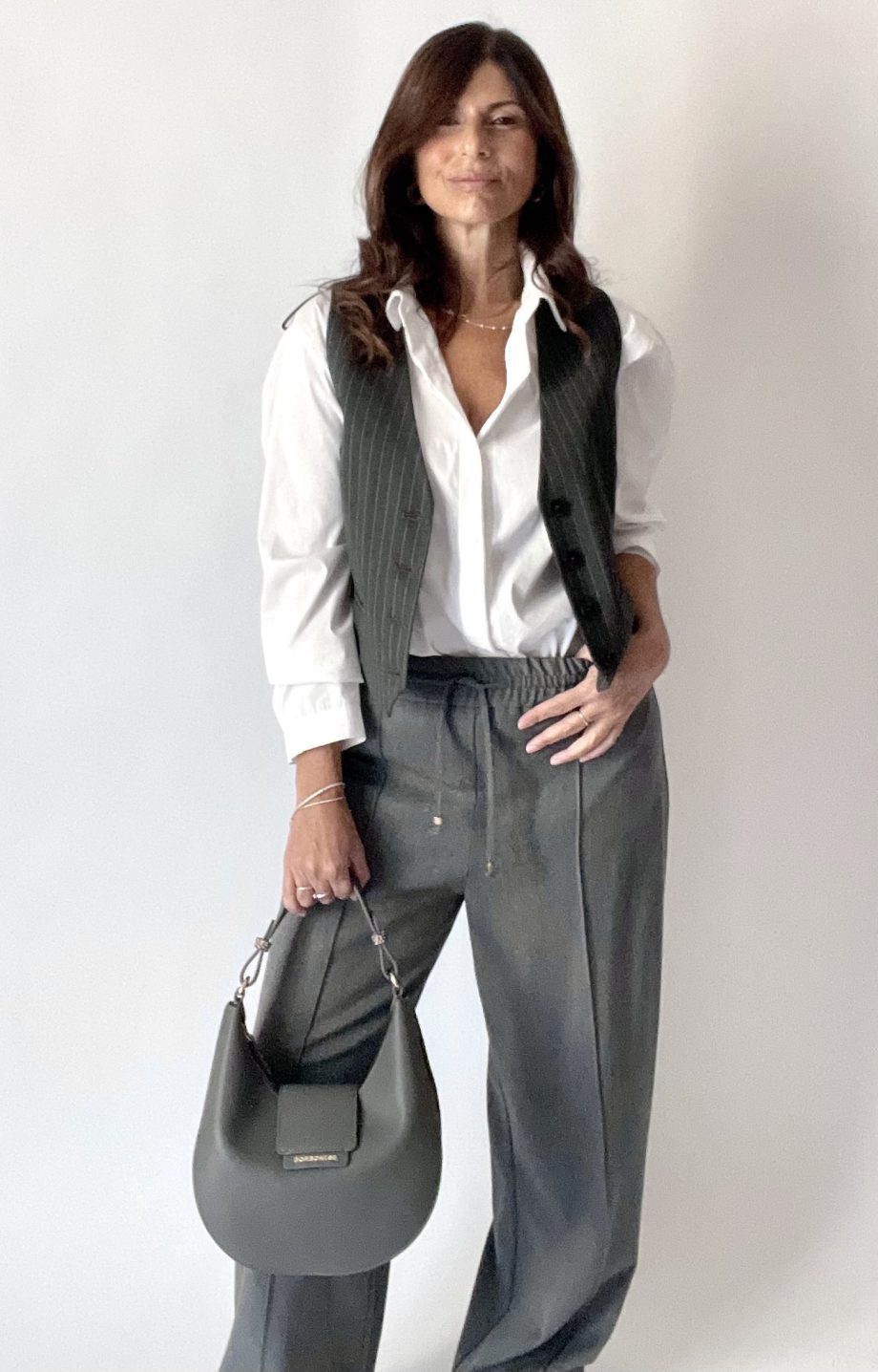 Camicia in popeline col. bianco