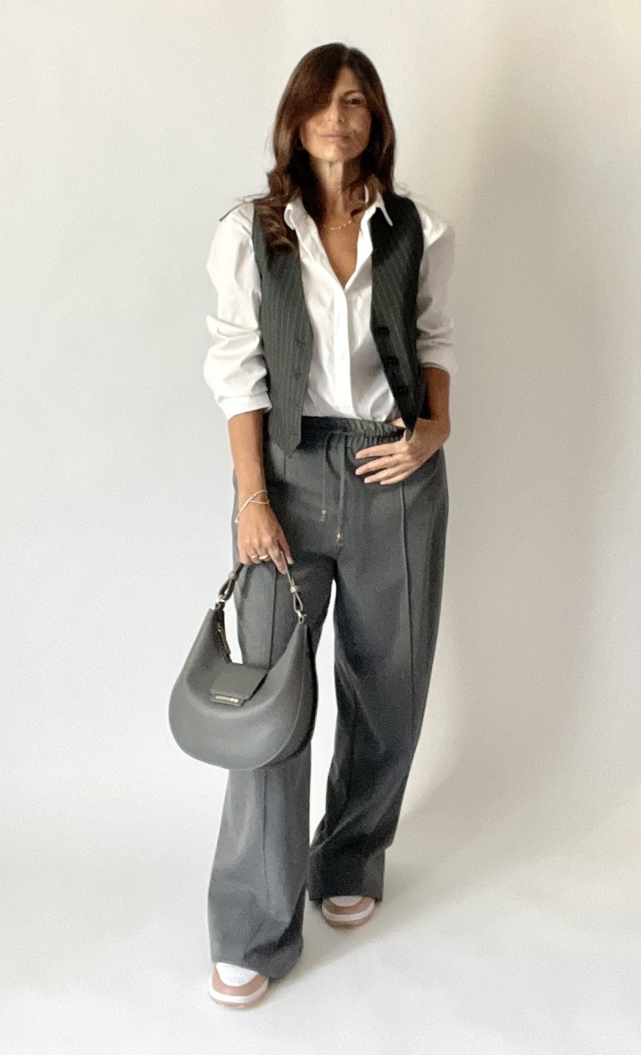Camicia in popeline col. bianco